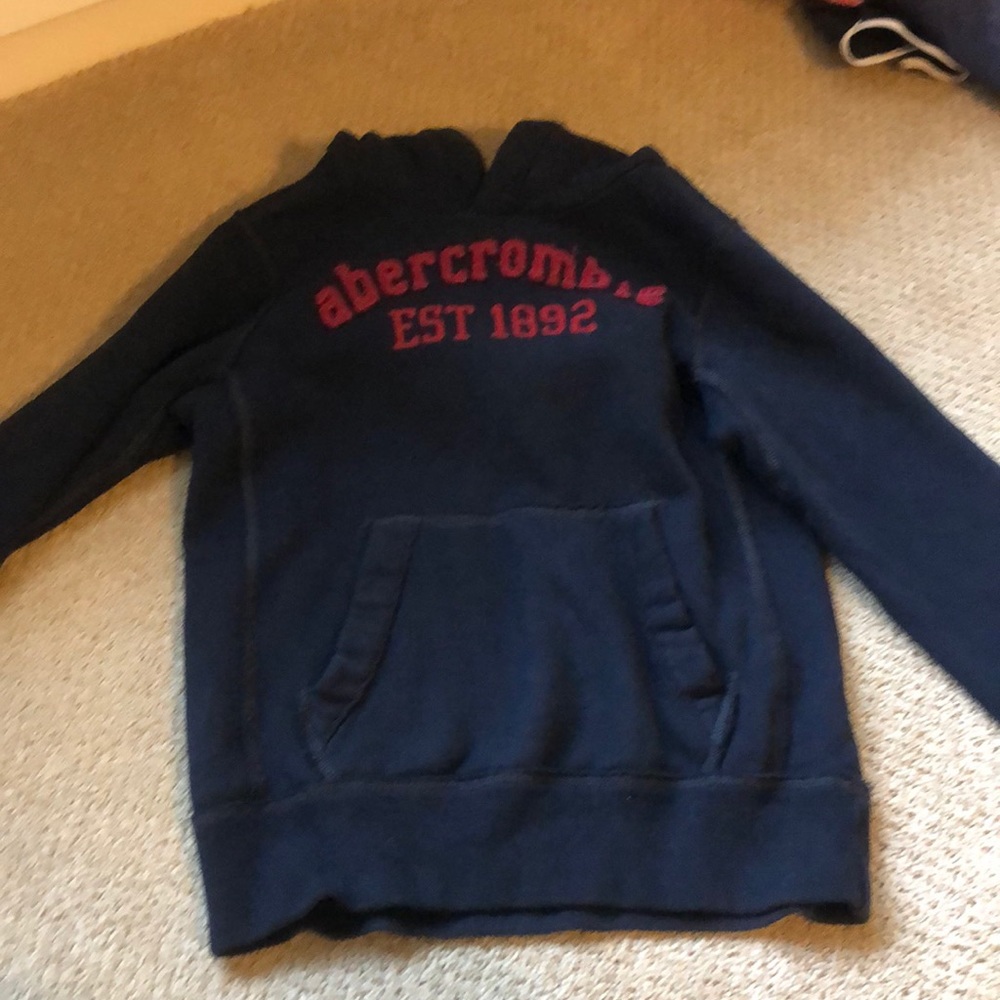 Navy Abercrombie Kids Sweatshirt Boys L